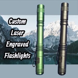 Custom laser engraved Flashlight